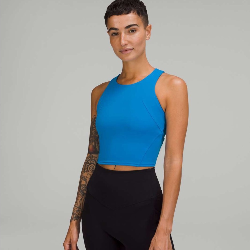 Lululemon Invigorate Training Tank Top in Poolside Blue